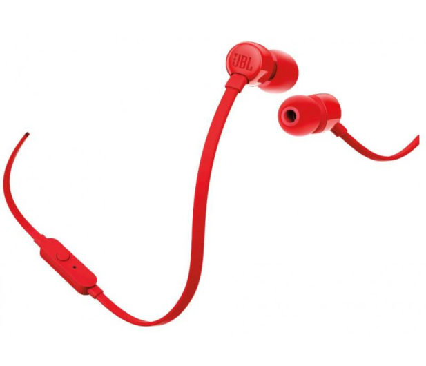 JBL T110 Czerwone - 371917 - zdjęcie 2